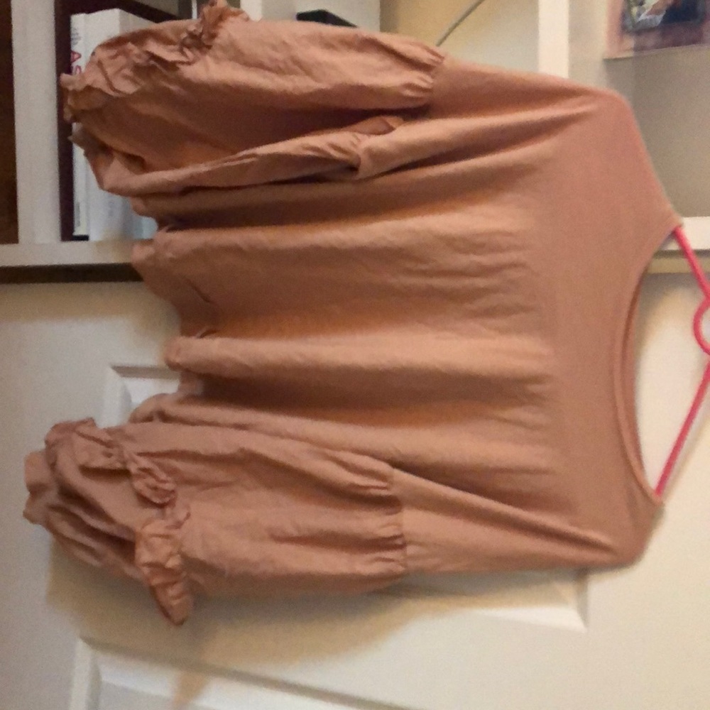 Zara embellished sleeve top